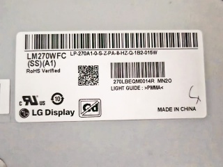 LG Display液晶模组LM270WFC-SSA1