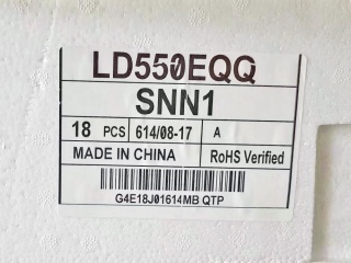 LG Display 55" IPS 液晶玻璃 FOB 3840×2160 V-by-One In-Cell Touch