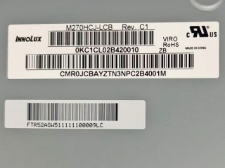 群创液晶模组M270HCJ-LCB