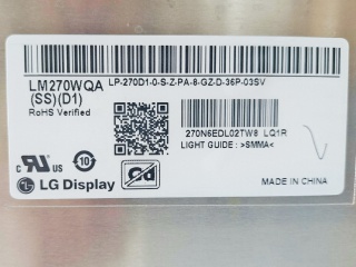 LG Display液晶模组LM270WQA-SSD1