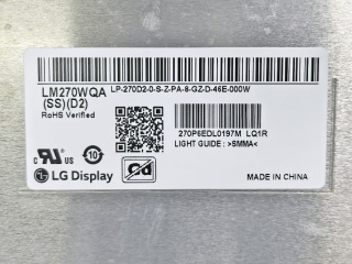 LG Display液晶模组LM270WQA-SSD2