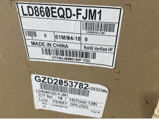 LG Display液晶模组LD860EQD-FJM1