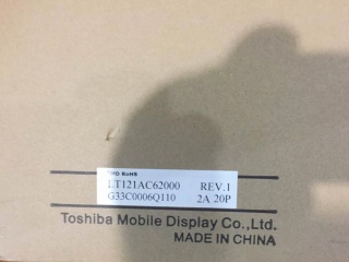 东芝移动显示液晶模组LT121AC62000