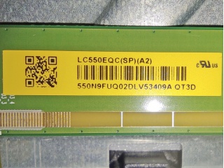 LG Display 55" IPS 液晶玻璃 FOB 3840×2160 USI-T