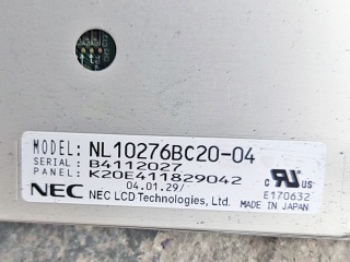 NEC液晶模组NL10276BC20-04