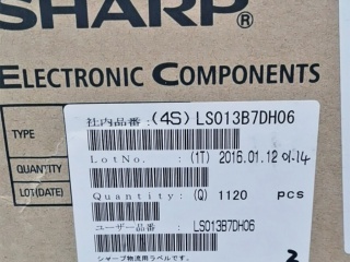 夏普液晶模组LS013B7DH06