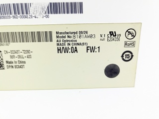 友达液晶模组B101EW03 V1