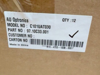 友达液晶模组C101UAT03.0
