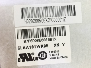 中华映管液晶模组CLAA101WK05 XN
