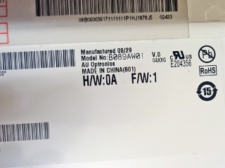 友达液晶模组B089AW01 V0