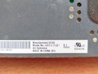 友达液晶模组A084SN01 V1