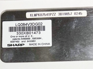 夏普液晶模组LQ084V3DG02