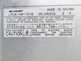夏普液晶模组LM081HB1T01B