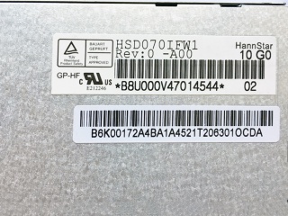 瀚宇彩晶液晶模组HSD070IFW1-A00