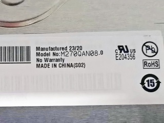 友达液晶模组M270QAN08.0