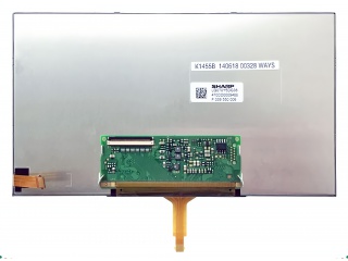 夏普 7" TN 液晶模组 800×480 485nits WLED TTL 40pins 带电阻触摸 3.0G抗振