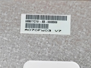 友达液晶模组A070FW03 V7