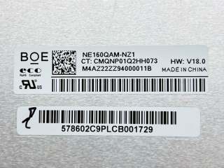 京东方液晶模组NE160QAM-NZ1