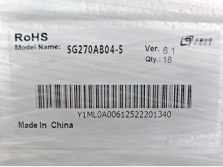 华星光电液晶玻璃SG270AB04-5