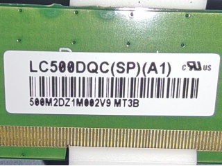 LG Display 50" IPS 液晶玻璃 FOB 3840×2160 EPI