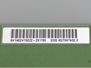 友达液晶玻璃M270HTN02.E CELL