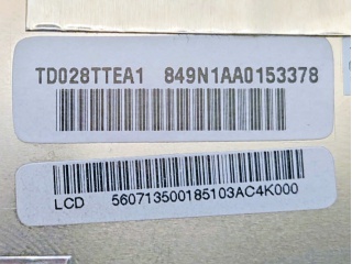 统宝光电液晶模组TD028TTEA1