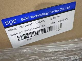 京东方 12.4" IPS 液晶模组 1600×2560 500nits WLED MIPI 92pins 120Hz In-Cell Touch