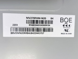 京东方液晶模组MV270FHM-N20