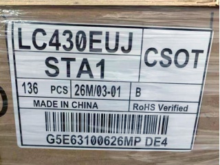 华星光电液晶玻璃LC430EUJ-STA1