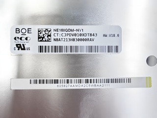 京东方液晶模组NE160QDM-NY1