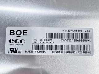 京东方液晶模组NV133WUM-T01