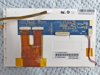 众福 7" TN 液晶模组 800×480 250nits WLED TTL 40pins 带电阻触摸