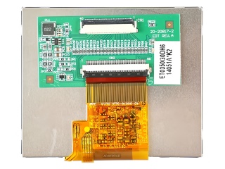 全台晶象 3.5" TN 液晶模组 320×240 350nits WLED TTL 40pins 带电阻触摸