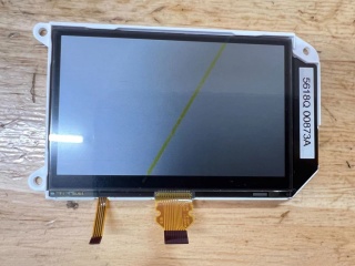 夏普 2.7" TN 屏幕总成 400×240 反射式 单色 无背光 SPI 10pins 带电阻触摸
