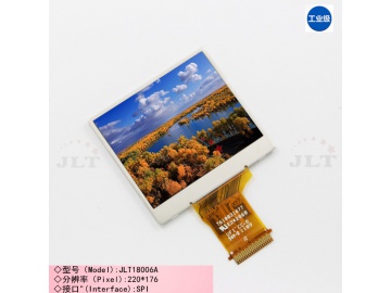 1.77寸 TFT液晶屏 分辨率220*176 65K色 SPI接口 FPC41Pin