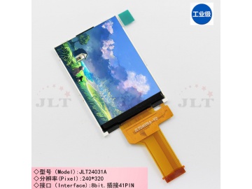 2.4寸TFT 分辨率240*320 CPU8bit FPC41Pin 0.3间距 262K色