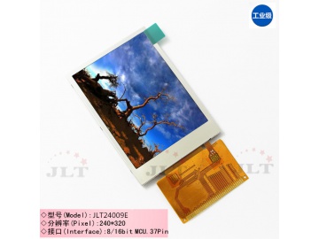 2.4寸 TFT液晶屏 FPC37pin 240*320 65/262K色可选 CPU接口