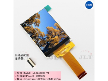 2.4寸 TFT液晶屏 FPC24pin 分辨率240*320 CPU接口 65/262K色