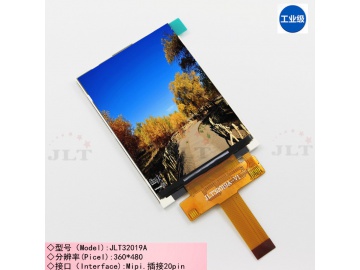 3.2寸 TFT液晶屏 MIPI接口 分辨率360*480 FPC20pin