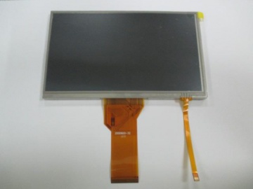 7.0寸, 800*480, 带电阻触摸屏, RGB接口, 50pins, 320nits, TFT液晶显示屏