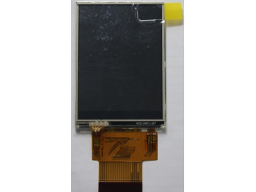 2.4寸, 240*320, 8/16-bit MCU, 40pins, 200nits, TFT液晶显示屏, 电阻触摸液晶屏