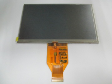 7.0寸, 800*480, 带电阻触摸屏, RGB接口, 40pins, 430nits, TFT液晶显示屏