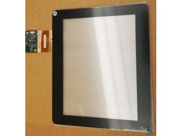 10.4寸投射电容屏 G+F+F结构 多点触控 USB接口 工业、军工、医疗电容触摸屏