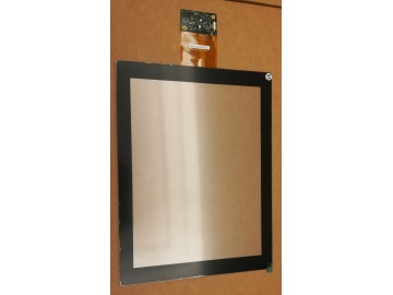 12.1寸投射电容屏  G+F+F结构  多点触控  USB接口  工业、商业电容触摸屏