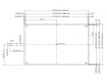 19寸五线电阻屏B型  16:10  F+G 单点触摸 高温电阻触摸屏 Abon/台湾嵩达品牌代理商