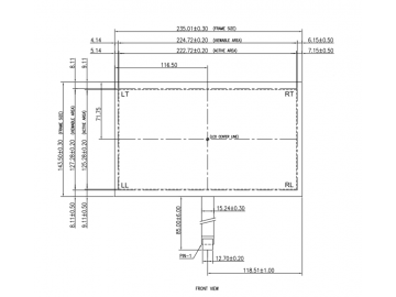 10.1寸五线电阻屏A型   16:9  F+G 单点触摸 高温电阻触摸屏 Abon/台湾嵩达品牌代理商