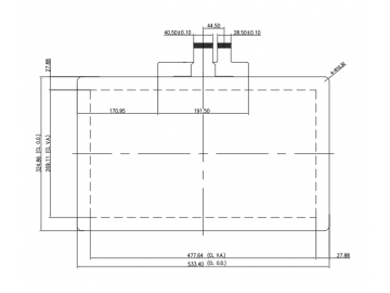 21.5寸投射电容屏 G+F+F结构 多点触控 USB接口 工业、军工、医疗电容触摸屏