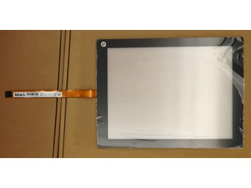 12.1寸全平面高温五线电阻屏 4:3  F+G  单点触摸 工业、军工、医疗电阻触摸屏