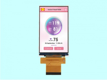 4.3寸竖屏, 480*800, 500亮度, 20pins, MIPI接口, ST7701S, IPS全视角液晶模组