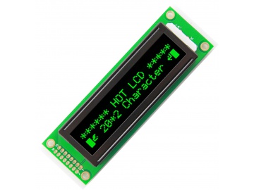 20*2字符点阵屏, 黑膜负显, S6A0069, VA 工艺